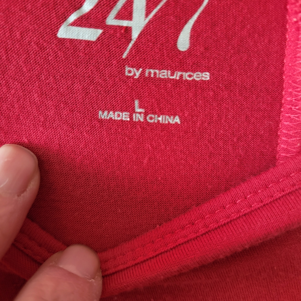 Maurices Berry Short Sleeve Top - Picture 2 of 5